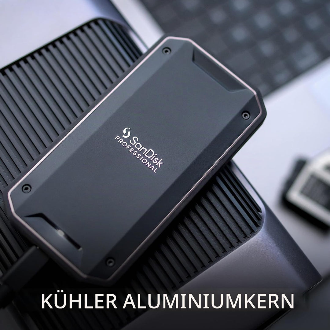 SanDisk® PROFESSIONAL PRO-G40™ SSD 4 TB (mobile SSD, robuste NVMe™ SSD mit Thunderbolt™ 3, USB-C™, b