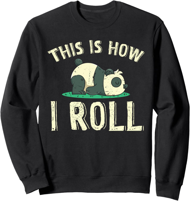 So bin ich nun mal Asien Zoo Tier Pandabär Lustiges Panda Sweatshirt