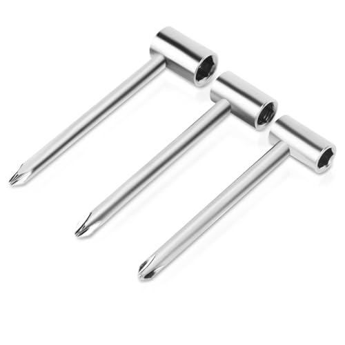 Gitarren-Halsstabschlüssel, 3 Stück, 7 Mm/8 Mm/6,35 Mm, Einstellwerkzeug für Gitarrenhals Zur Wartun