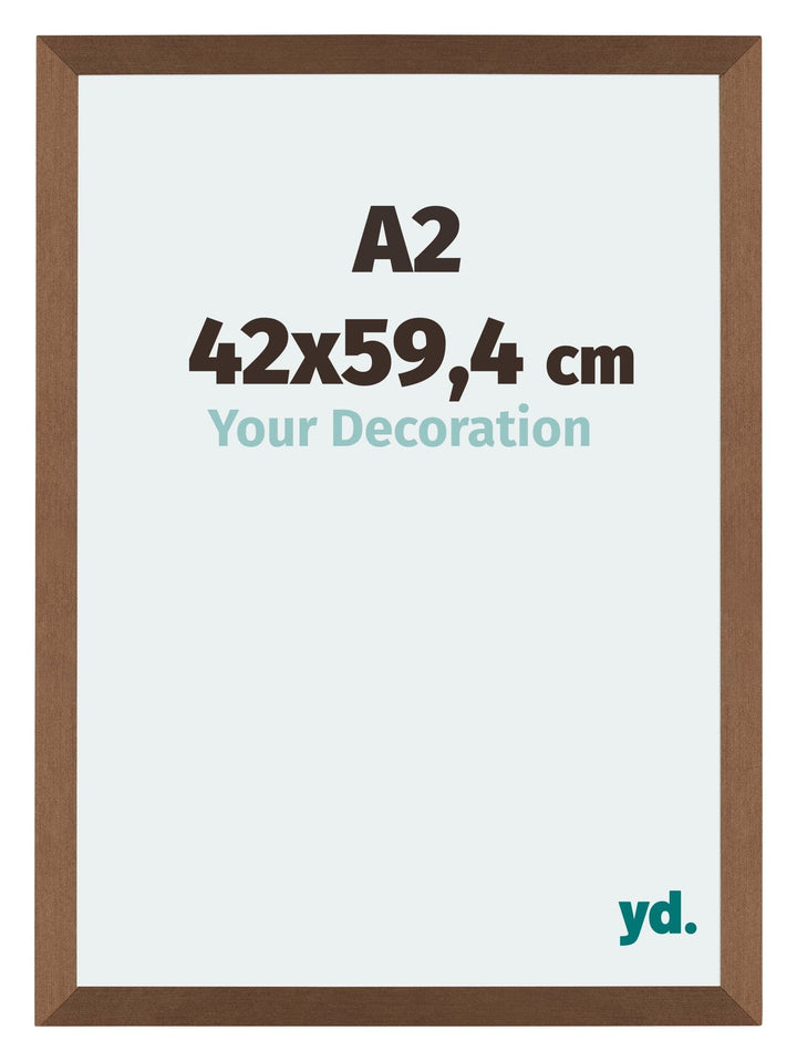 yd. Your Decoration - Bilderrahmen DIN A2 42x59,4 cm - Bilderrahmen aus MDF mit Acrylglas - Antirefl