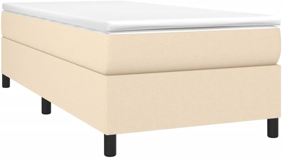 vidaXL Boxspringbett, Bettgestell mit Lattenrost, Bett Polsterbett mit Stützbeinen, Einzelbett Schla