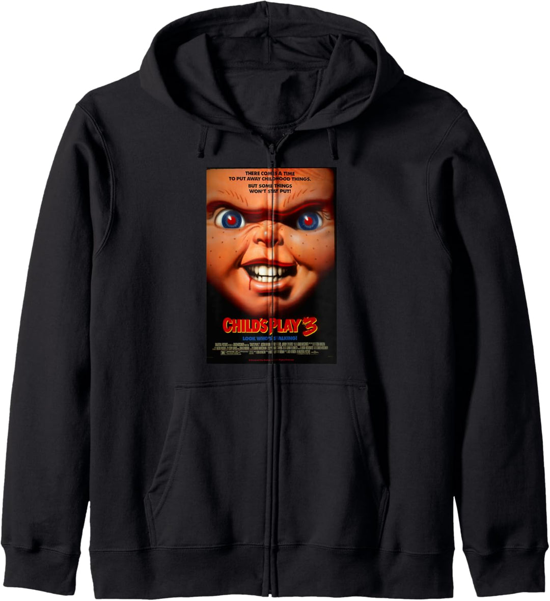Chucky Child's Play 3 Look Who's Stalking Poster Kapuzenjacke