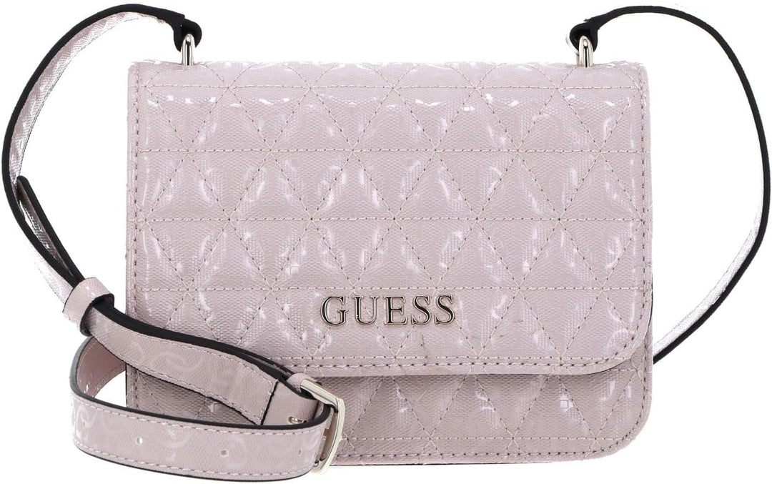 GUESS Noelle Mini Crossbody Flap Bag Blush