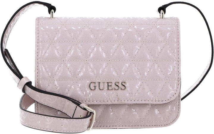 GUESS Noelle Mini Crossbody Flap Bag Blush