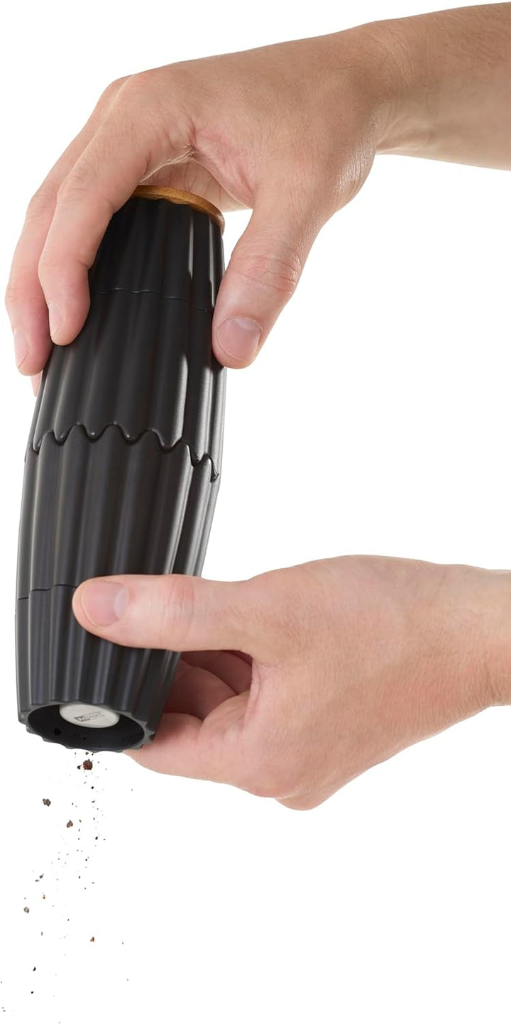 AdHoc MP905 Magnetische Doppelmühle oder 2x kleine Einzelmühle MagTwo, für Pfeffer und Salz, Keramik