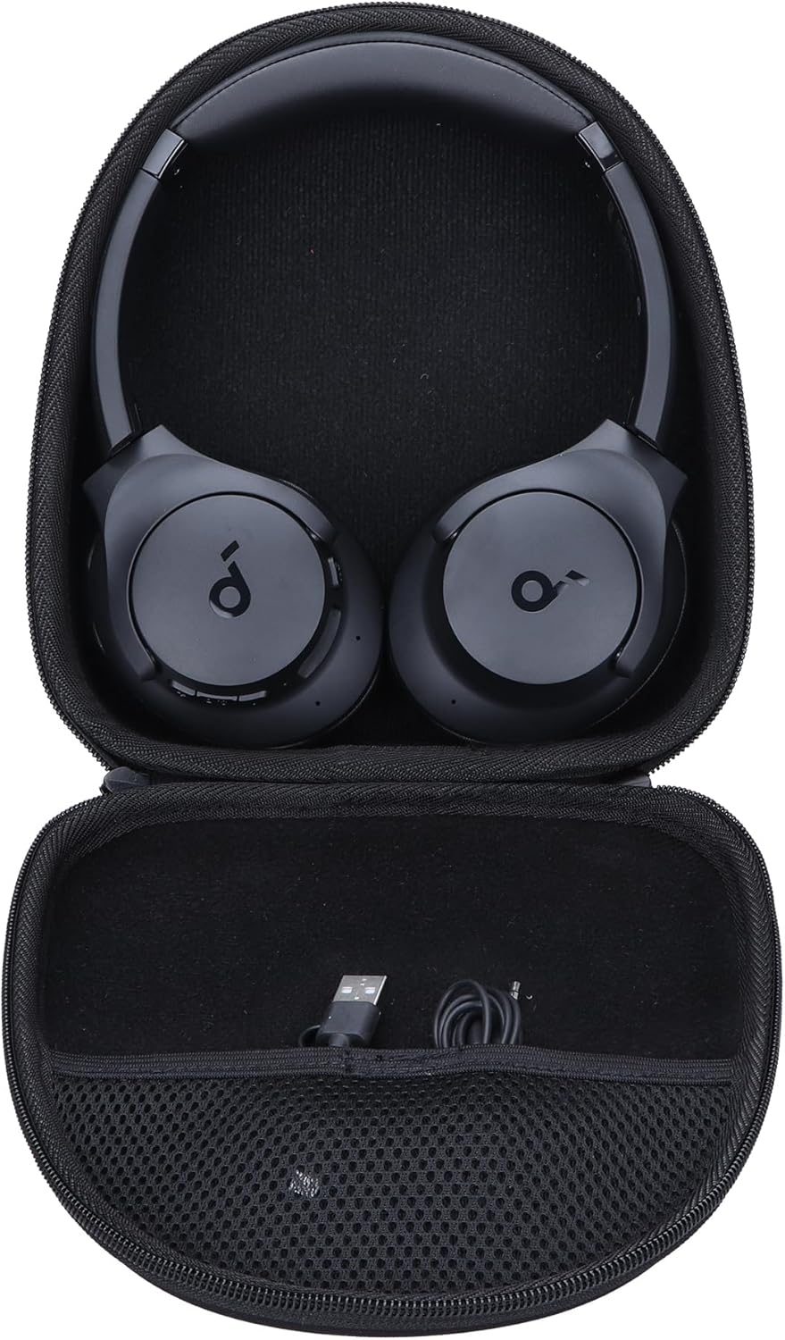 Hart Reise Schutz Hülle Etui Tasche für Soundcore by Anker Q20i Q20 Q20+ Q30 Q35 Q40 Q45 Hybrid Acti