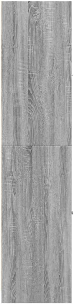 vidaXL Apothekenschrank, grau, 30 x 41 x 174,5 cm, Spanplatte, Apothekenschrank, Apothekenmöbel, Sch