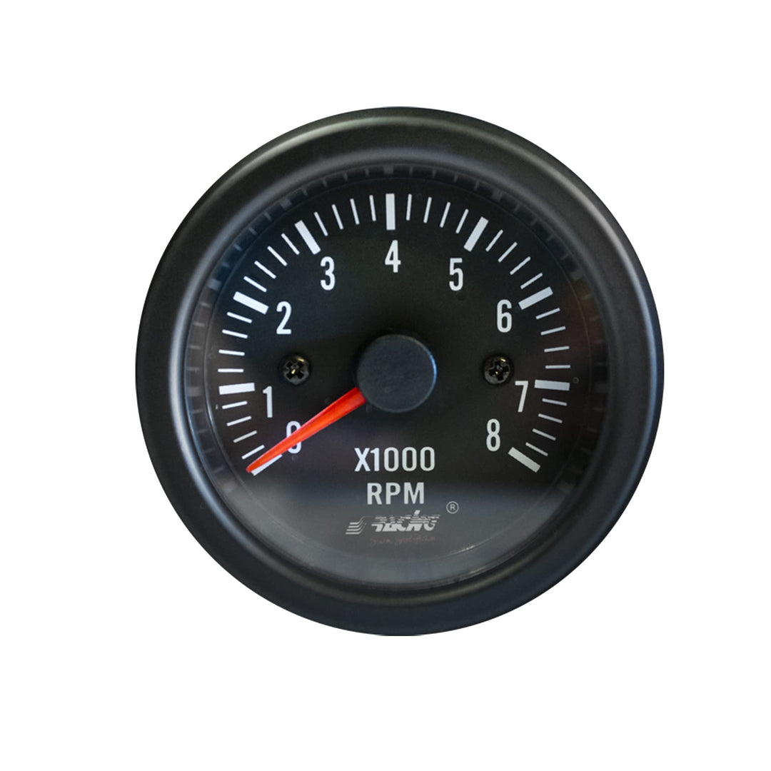 Simoni Racing TM/B Tacho 0-8000 U/Min Gauge, Retro Lighted, White Face