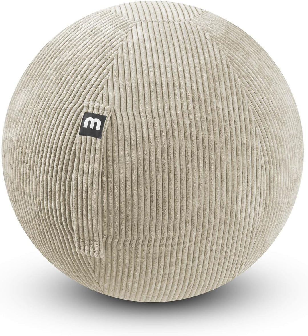 mokebo® Stoff Sitzball Büro ergonomisch 'Der Sportliche', Gymnastikball mit Pumpe, Pezziball oder Ho