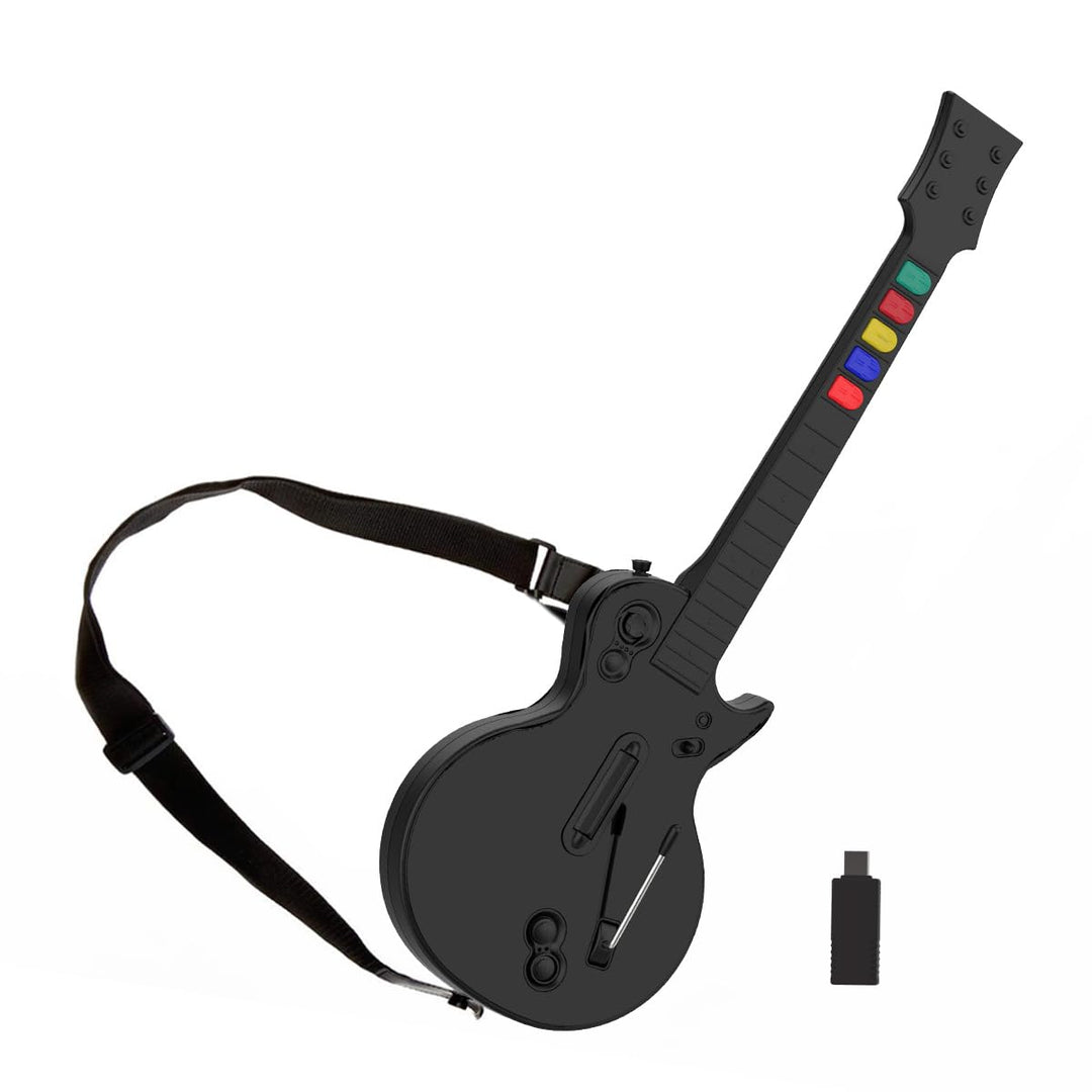 NBCP Guitar Hero Controller für PC und PS3, Wireless Gitarre für Guitar Hero 3/4/5 und Rock Band 1/2