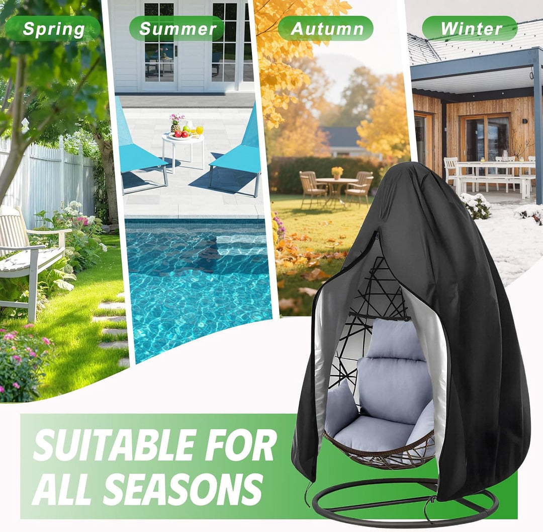 Hängesessel Abdeckung Hängestuhl Schutzhülle Ei-Stuhlbezug 210D | Outdoor Egg Chair Cover Wasserdich