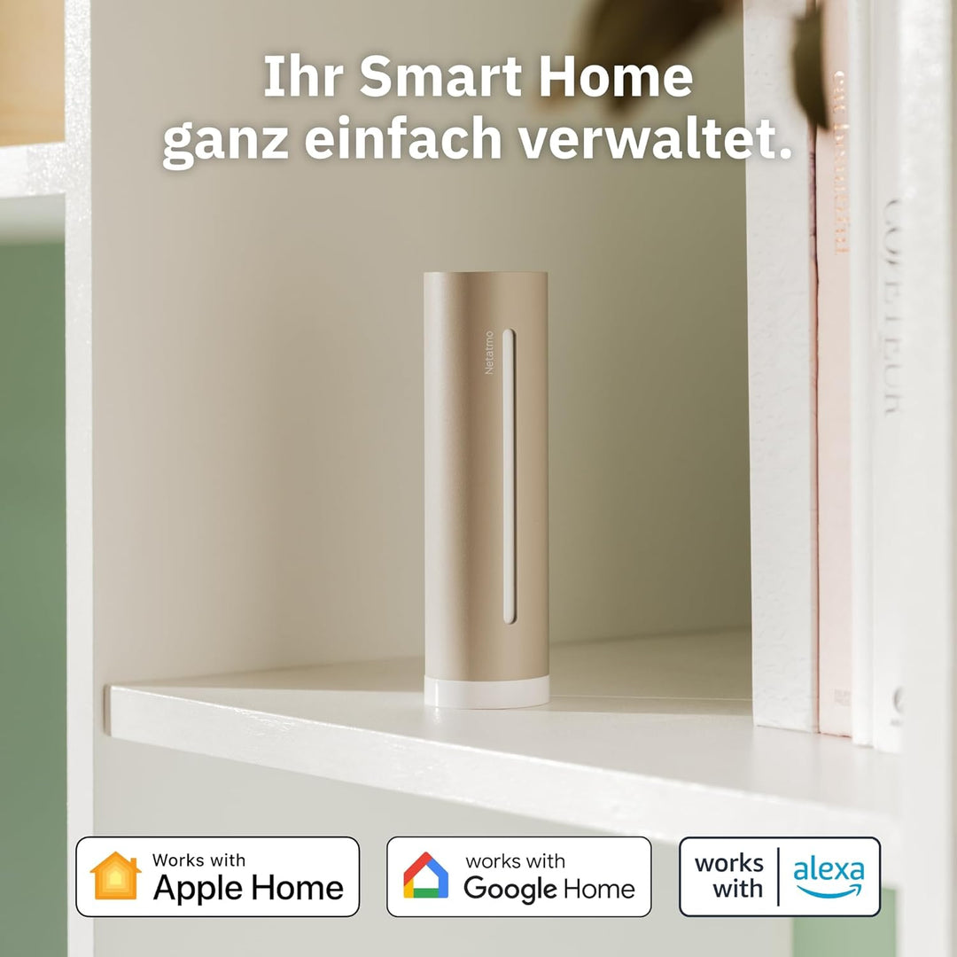 Netatmo Wetterstation ORIGINAL - 2. Generation, Innen & Aussen, Temperatur, Luftfeuchtigkeit, Luftqu