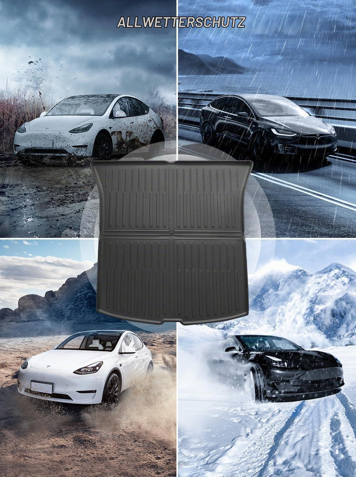 Neues Upgrade Kofferraummatte für Tesla Model Y, Kofferraumschutz für Model Y (5-Sitzer) 2025 Junipe