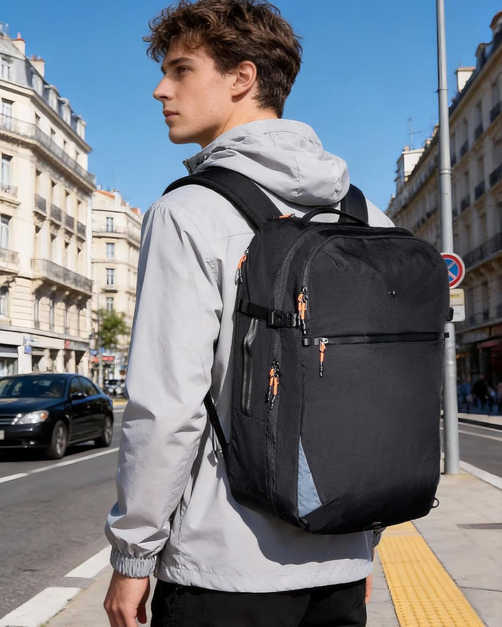 Inateck Reiserucksack 38.5L, Spritzwassergeschützt TSA Handgepäck Flugzeug Rucksack Travel Backpack