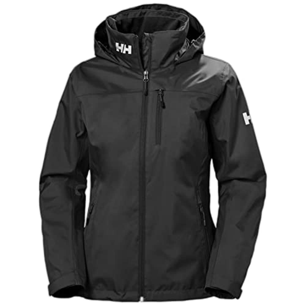 Helly Hansen Damen Crew Hooded Midlayer Jacke XS Schwarz, XS Schwarz