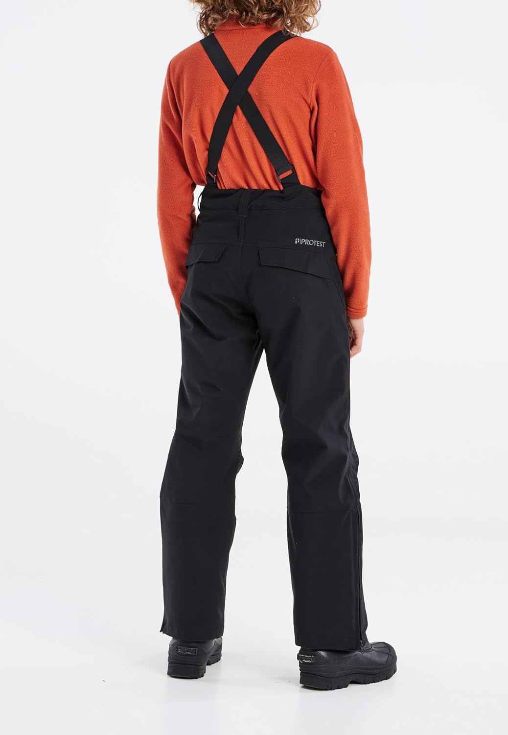 Protest Jungen Fleece BUBBA JR XS Schwarz, XS Schwarz