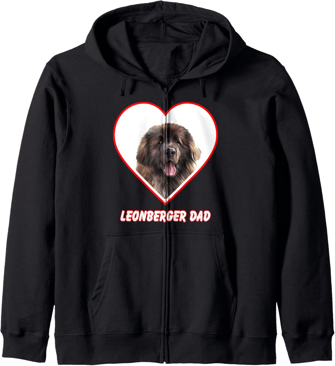 Leonberger Dog Dad Kapuzenjacke