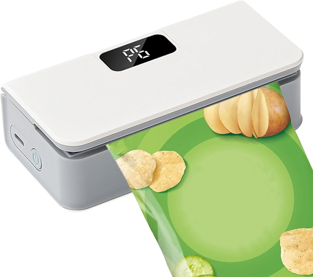 Thermal - Mini Bag Sealer for Preservation | 2 & 1 Function Frame with Calibration Logic, 6 Speed Te