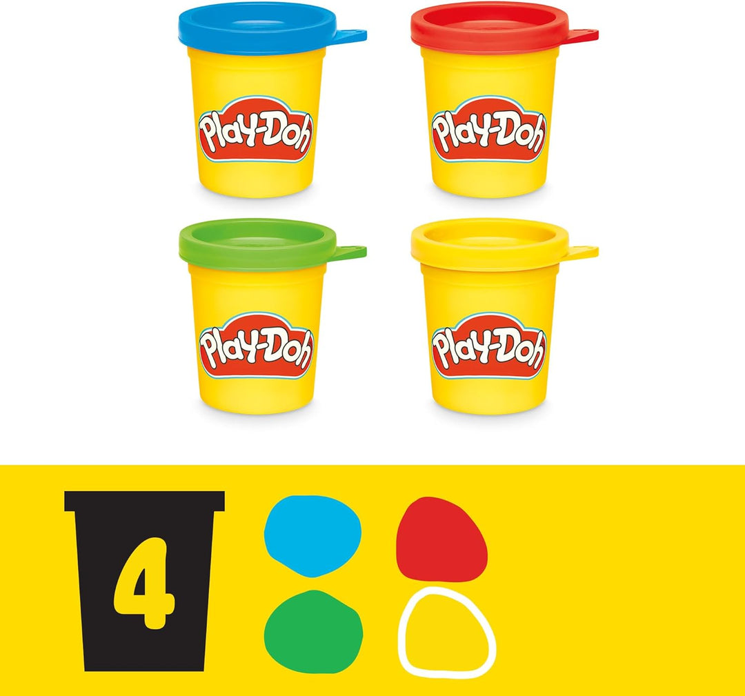 Play-Doh Disney Junior Knet-Bilderbuch Spielset, aufbewahren & mitnehmen, Vorschulspielzeug zum Knet