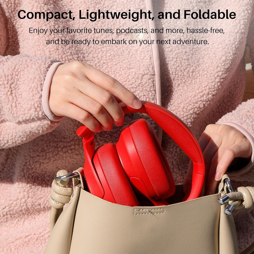 TOZO HT2 Over Ear Kopfhörer Bluetooth, Hybrid Active Noise Cancelling Kopfhörer, Kopfhörer Kabellos