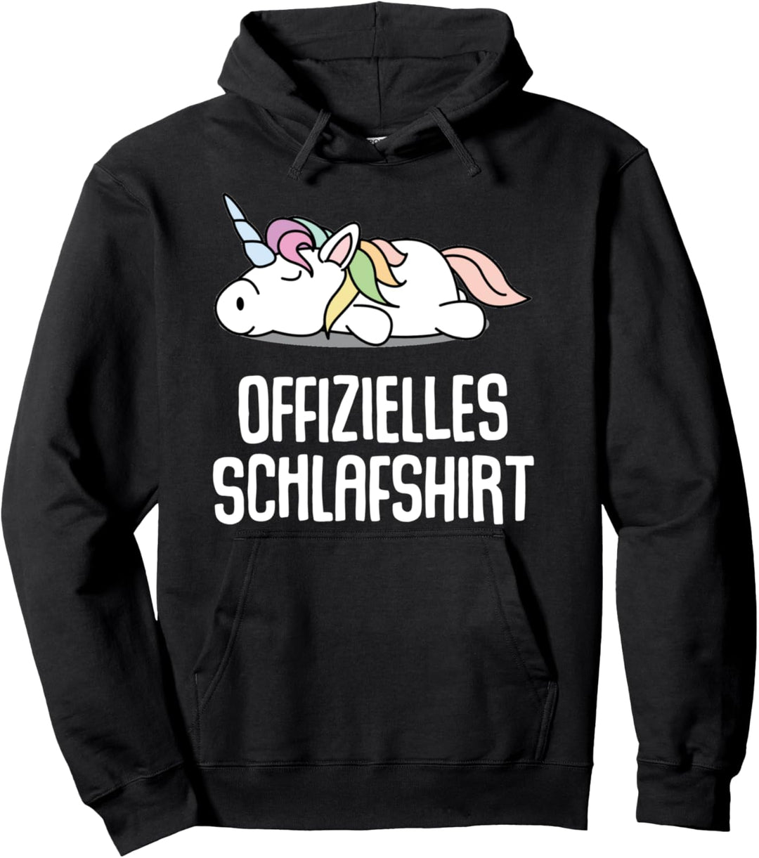 Offizielles Schlafshirt Pyjama Nachthemd Einhorn Geschenk Pullover Hoodie