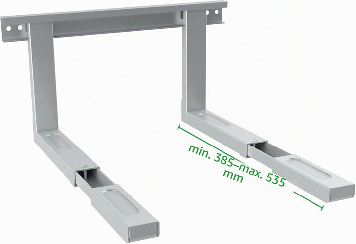 conecto CC50303 Universal-/Mikrowellenhalterung für Wandmontage Längenverstellbare Ausleger (385-535