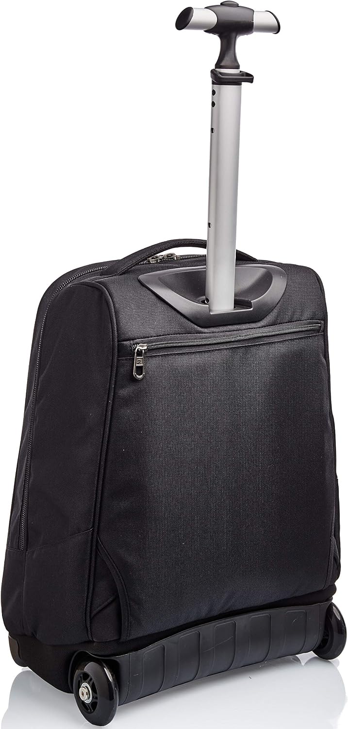Invicta TROLLEY, 2 in 1, Schulranzen mit Rollen, Rucksack mit Trolleyfunktion für Schule, Reisen, Mä