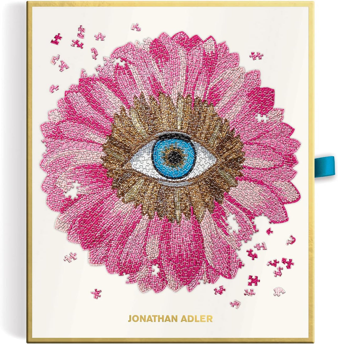 Galison 9780735371477 Jonathan Adler Petals 750 Piece Shaped Puzzle