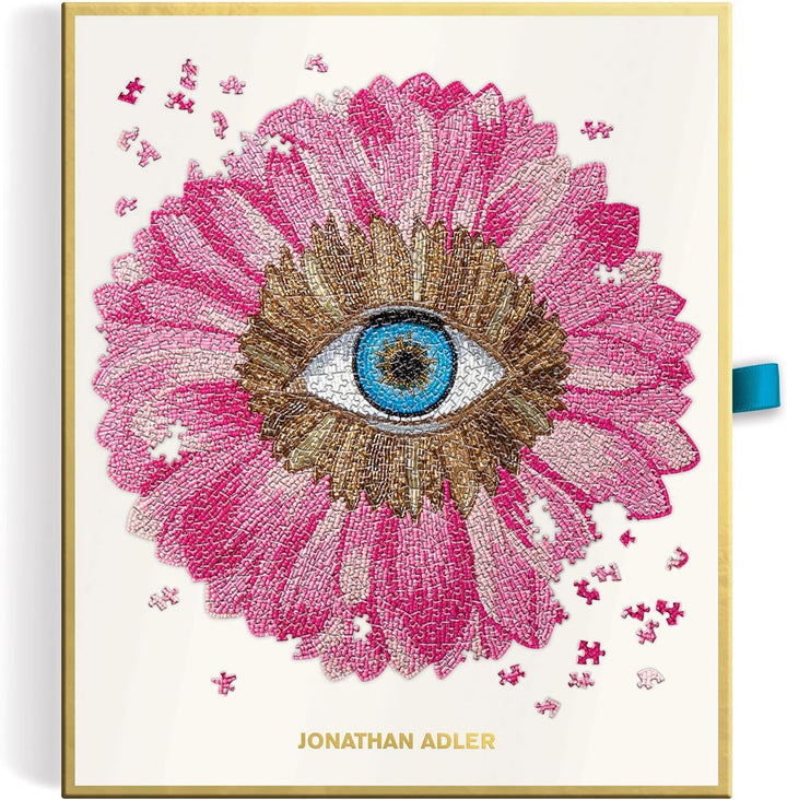Galison 9780735371477 Jonathan Adler Petals 750 Piece Shaped Puzzle