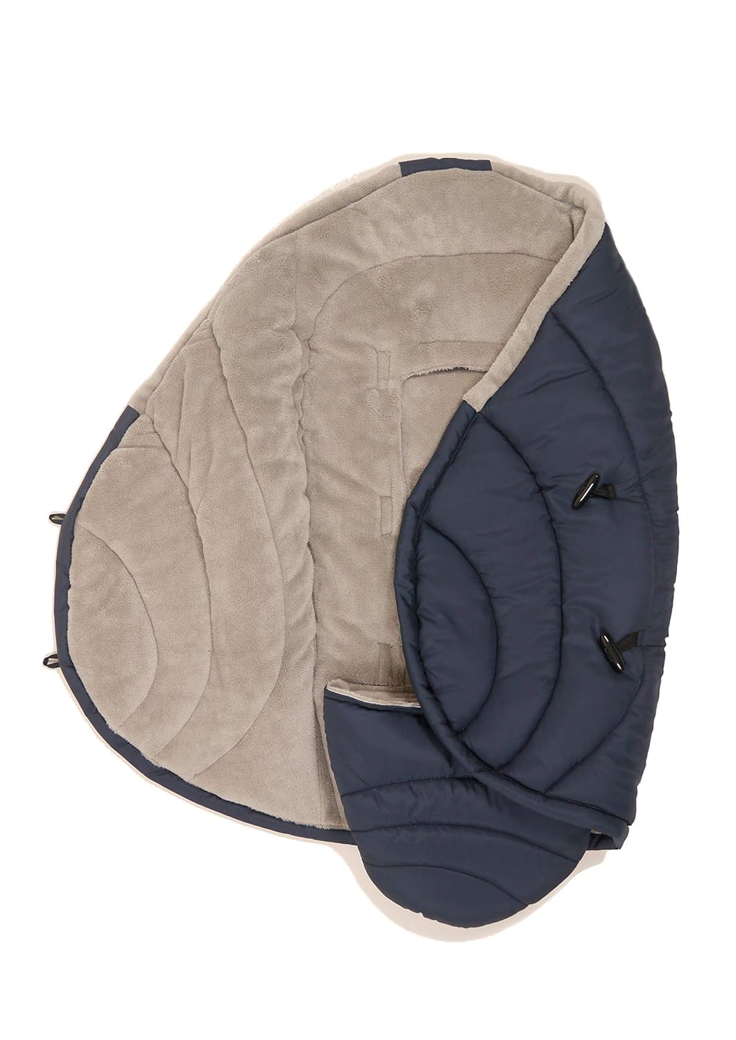 Kaiser 65356222 Einschlagdecke CooCoon, navy/light grey, blau Navy/Light Grey 1 Stück (1er Pack), Na