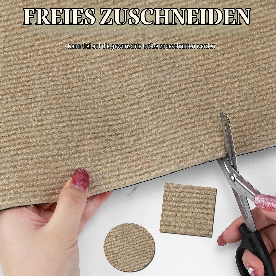 Selbstklebend Kratzbretter Dunkles Khaki Katze Kratzteppich Katze Kratzmatte Katze Wand Teppich Katz