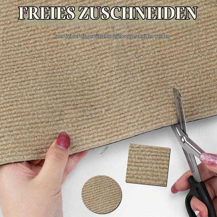 Selbstklebend Kratzbretter Dunkles Khaki Katze Kratzteppich Katze Kratzmatte Katze Wand Teppich Katz