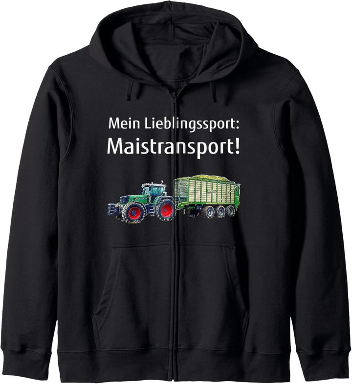 Mein Lieblingssport Maistransport Kapuzenjacke