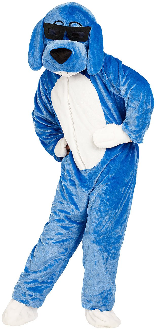 infactory Tierkostüm: Halloween- & Faschings-Kostüm Hund mit Brille (Ganzkörperkostüm, Fasching-Kost