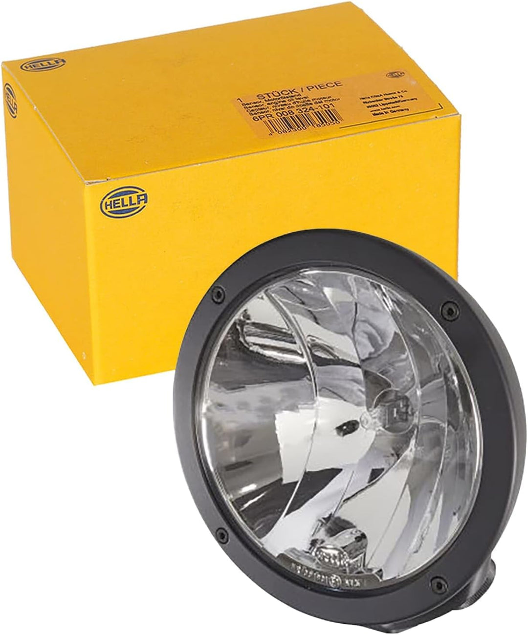 HELLA - Halogen-Fernscheinwerfer - Luminator Compact - ECE-R112 - 12V - 1F3 009 094-181 mit Glühlamp