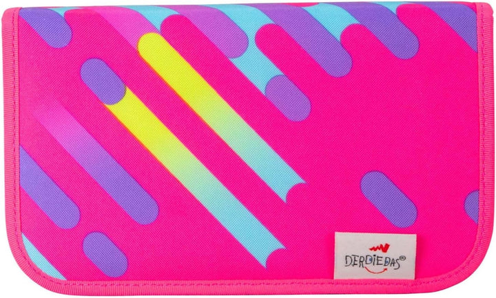 DerDieDas ErgoFlex Tiny Exklusiv Neon Schulranzenset 5-teilig Neon Punkie