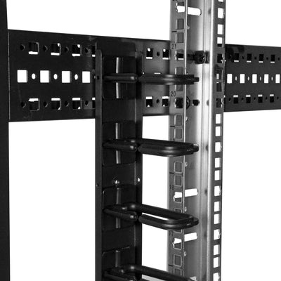 StarTech.com Vertikales Server-Rack-Kabelmanagement - 20U Ringe für Vertikales Kabelmanagement - Kab