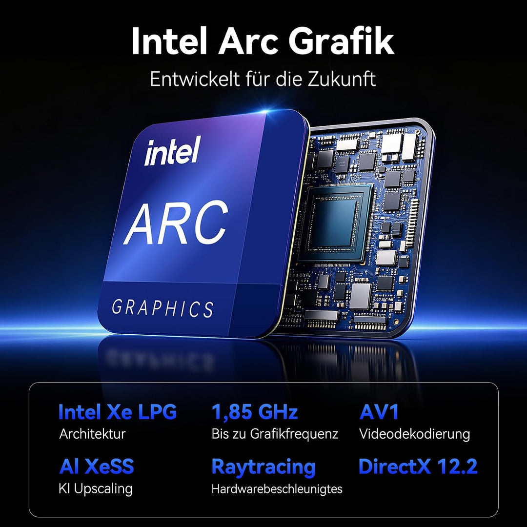 GEEKOM A6 Mini PC, AMD Ryzen 7 6800H (bis 4.7GHz), 16GB DDR5 RAM 512GB SSD, Mini Computer für Homeof
