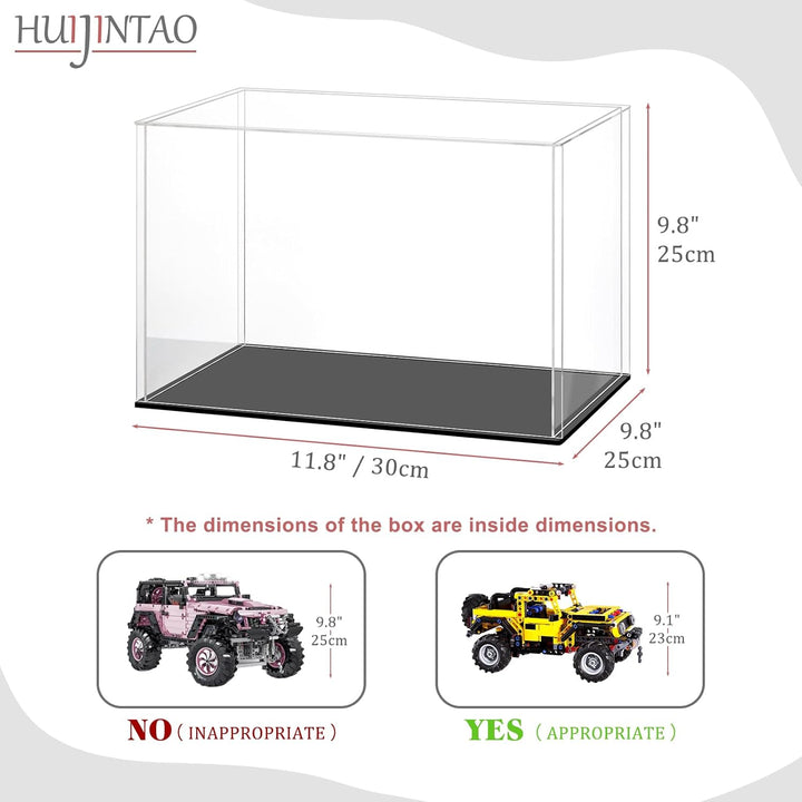 Huijintao Acryl Vitrine/Schaukasten/Display Case/Display Box für Modellauto, Figuren, Sammlerstücke