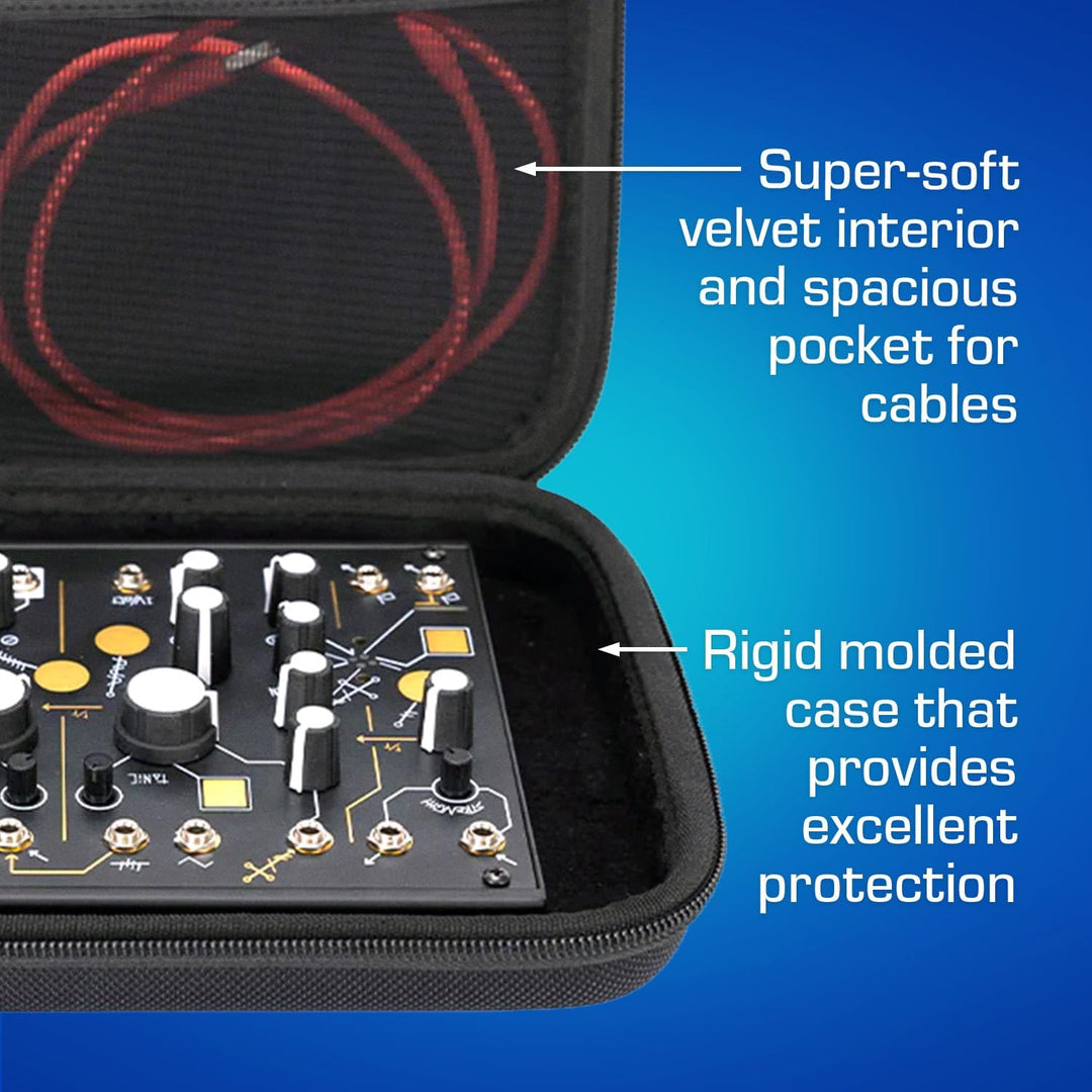 Analog Cases Pulse Case für MakeNoise 0-Coast oder ähnliche Geräte (Transporttasche aus langlebigem,