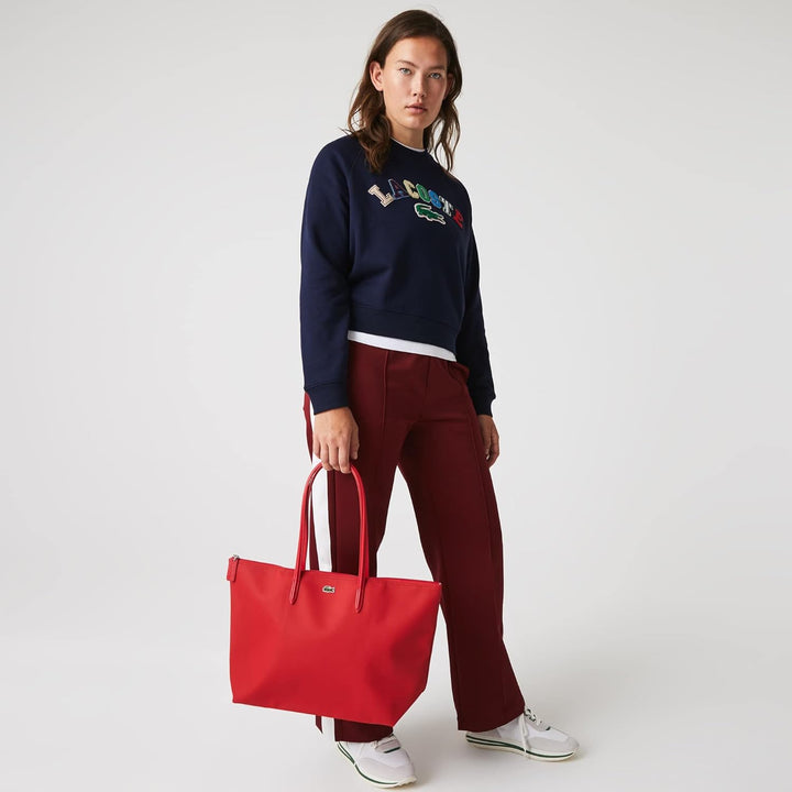 Lacoste Damen Nf1888po Umhängetaschen Haut Rouge, Haut Rouge