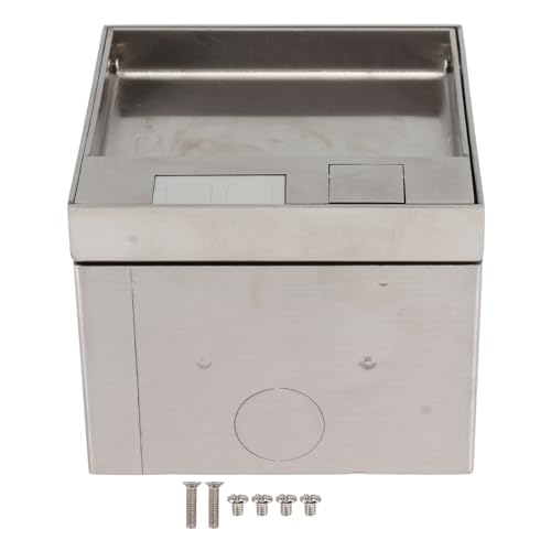 Eingebettete Steckdosenboxen AC250V Verdeckte Steckdose Edelstahl PC Flammhemmende Versenkte Versenk