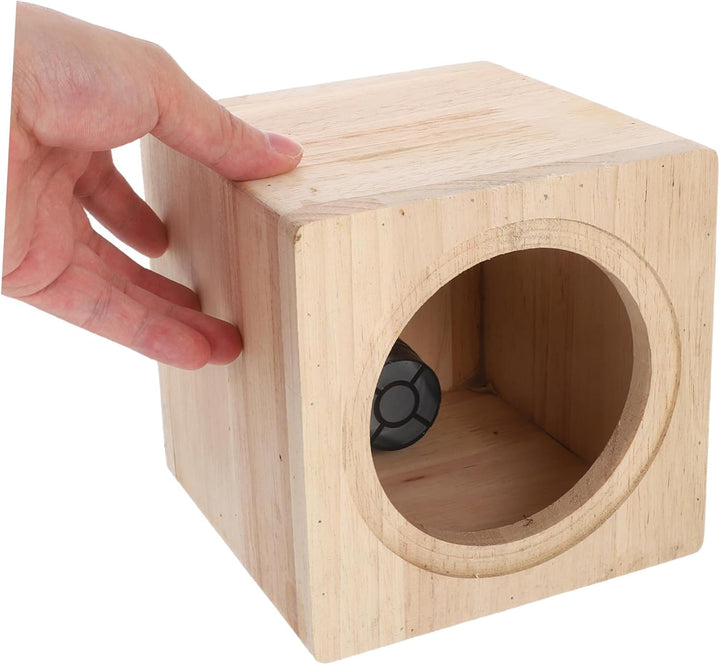 TOYANDONA Lautsprecherbox für Auto und LKW 4 Zoll Holz Audiobox mit Robuster Struktur Einfache Insta