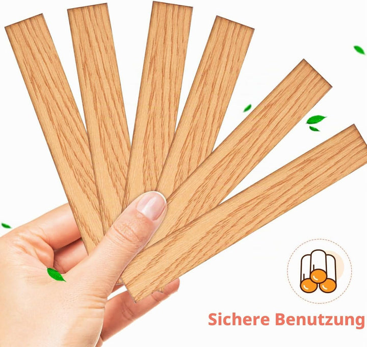 DOITOOL Mini-Puppenhaus-Bodenbelag im Massstab 1:12, 40 Stück, Mini-Puppenhaus-Bodenbretter, selbstk