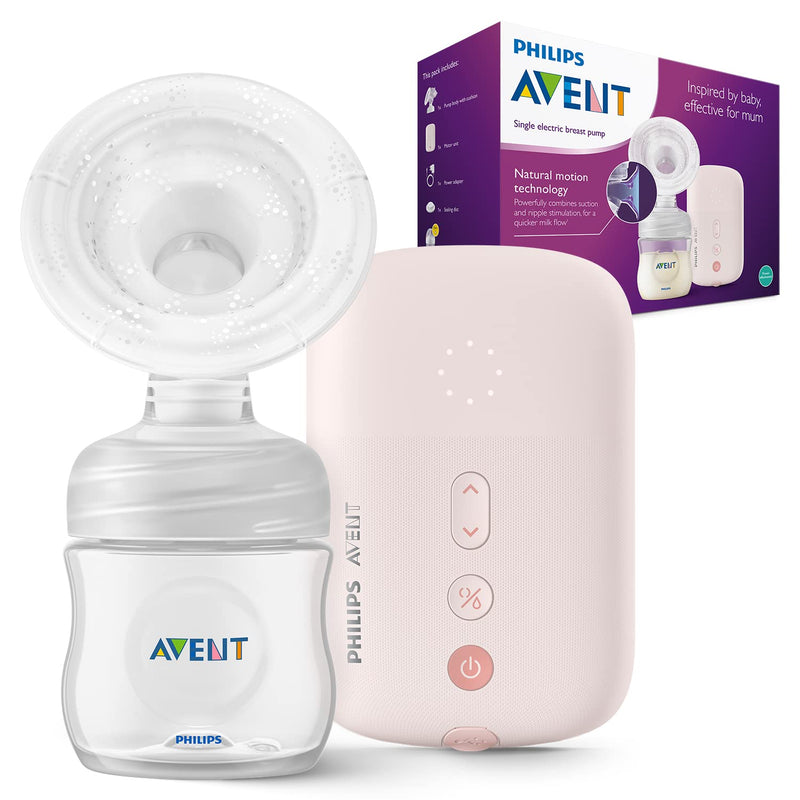 Philips Avent Elektrische Einzelmilchpumpe, mit Natural-Motion Technologie, BPA-frei (Modell SCF395/