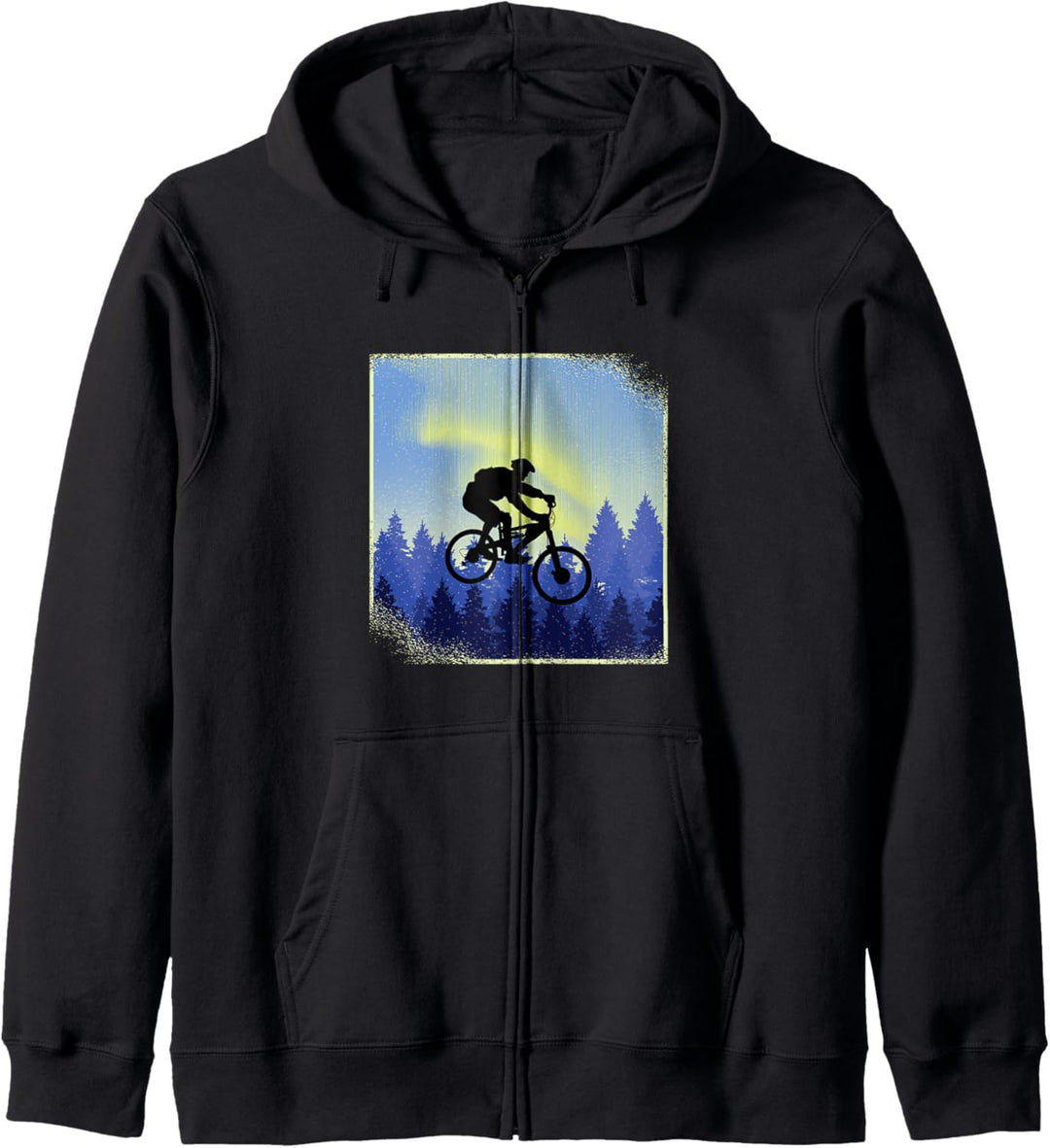 MTB Downhill Mountainbike Mountain Bike Mountainbiker Kapuzenjacke