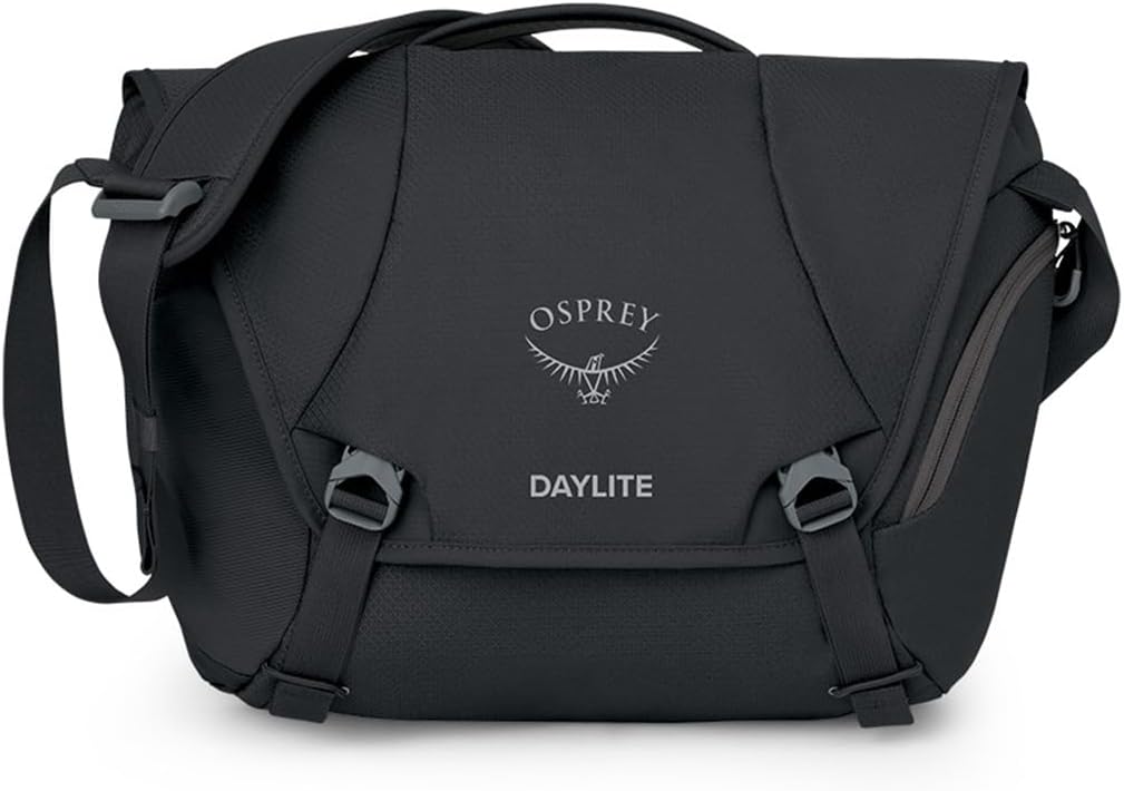 Osprey Daylite Unisex Messenger-Tasche Schwarz O/S - Fassungsvermögen 12L, Schwarz O/S - Fassungsver