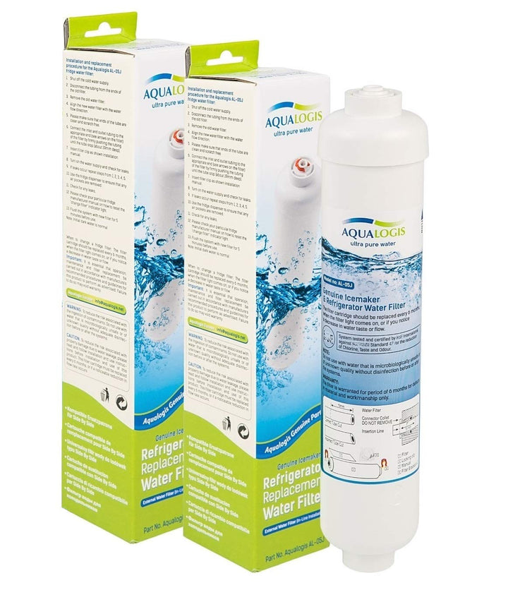 Aqualogis Kühlschrank Wasserfilter für Samsung DA29-10105J HAFEX/EXP WSF-100 Aqua-Pure Plus (2 Stück