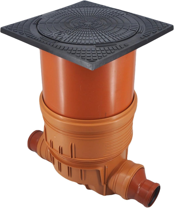 Rückstauklappe Revisionsschacht Kontrollschacht Quadratischer Deckel Abwasserschacht DN400/200mm/160
