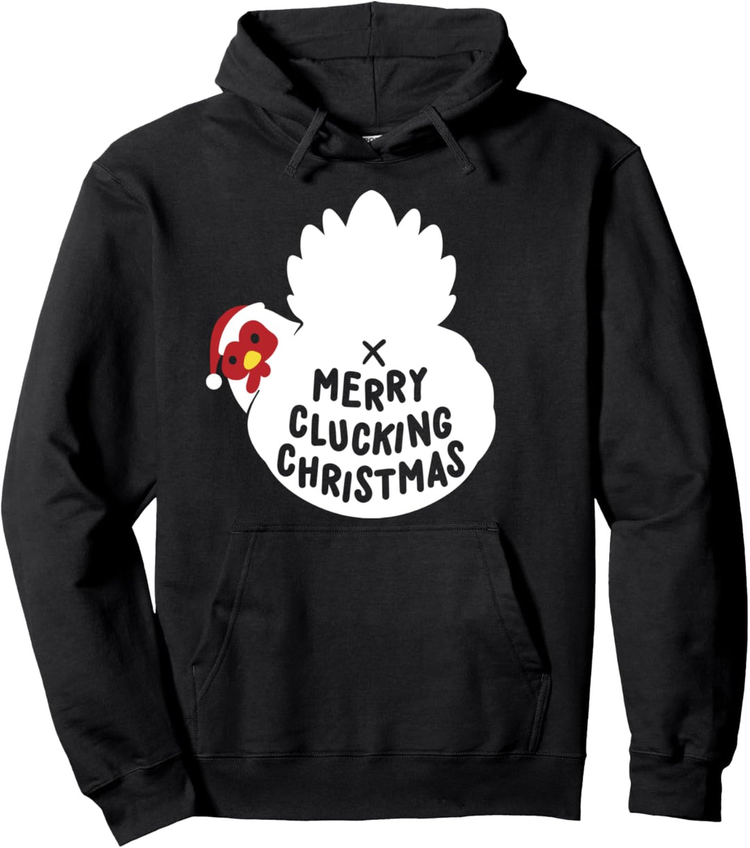 Merry Clucking Christmas | Huhn Hühner Weihnachts Geschenk Pullover Hoodie